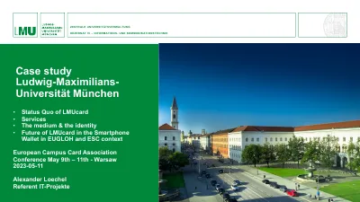 First page of Case study Ludwig-Maximilians-Universität München